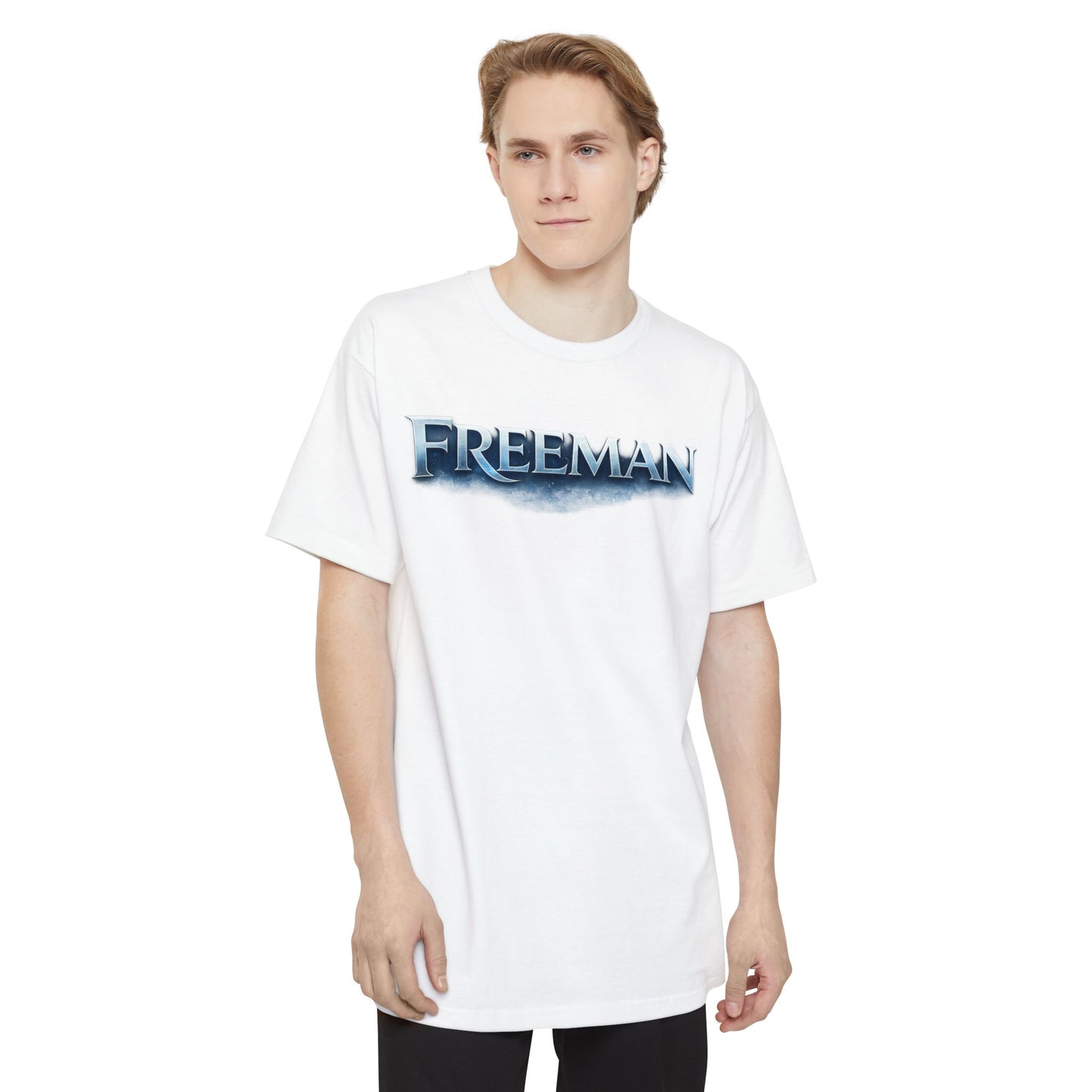 Freeman Shield T-Shirt — Bold Medieval Crest Graphic Tee